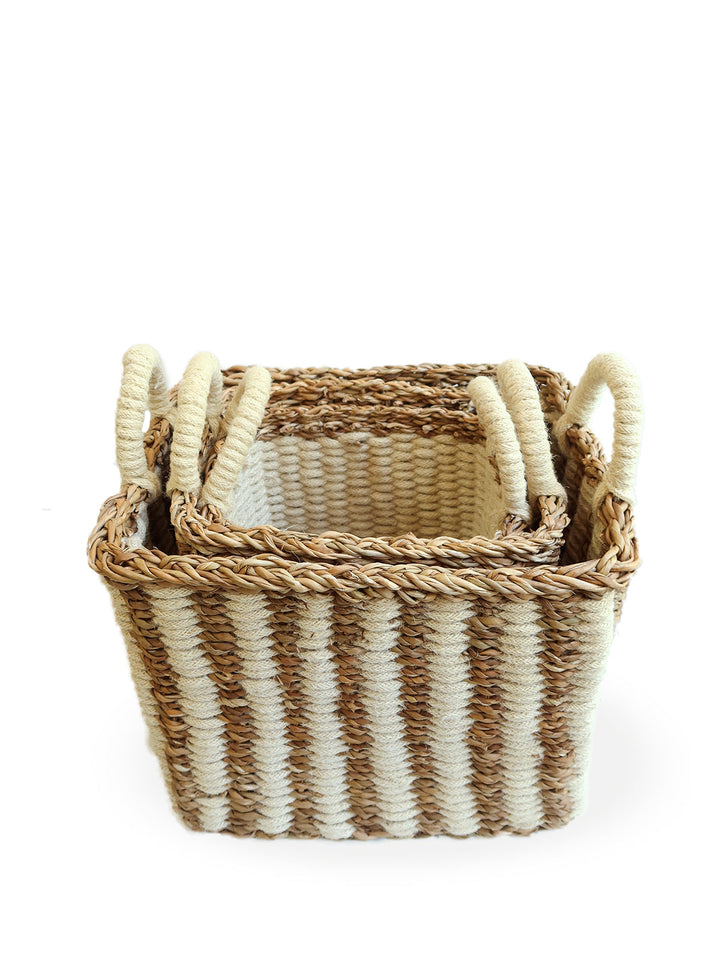 Ula Storage Basket Hand crafted Basket Eco Friendly-5