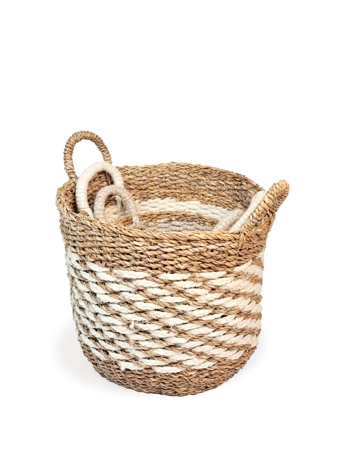 Ula Mesh Basket - Natural Hand Made -4
