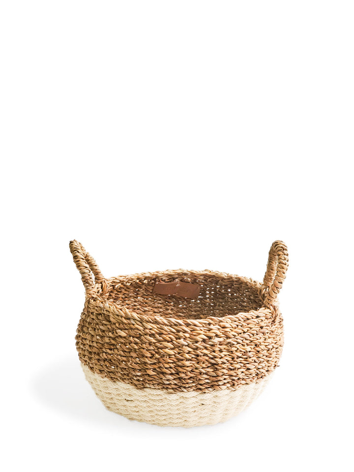 Ula Floor Basket - Natural Seagrass Jute Eco Friendly-6