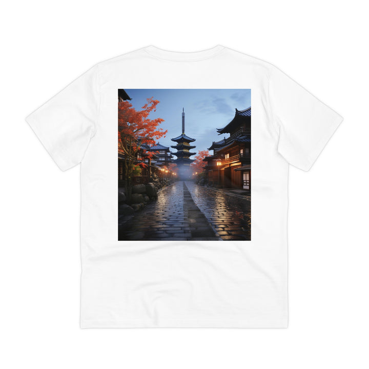 Japan Kyoto Scenic City Center Printed Organic Creator T-shirt - Unisex
