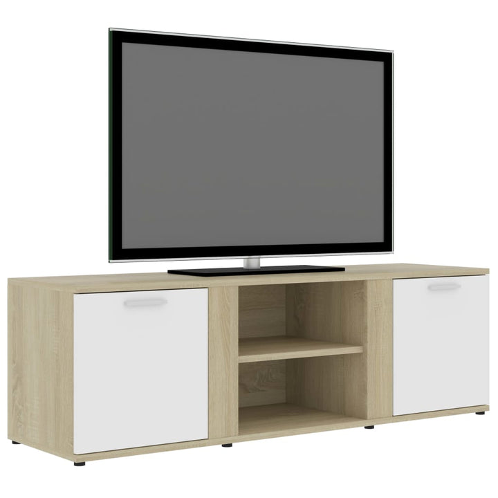 vidaXL TV Cabinet Chipboard Stand Unit Lowboard Hifi Cabinet Multi Colors-17