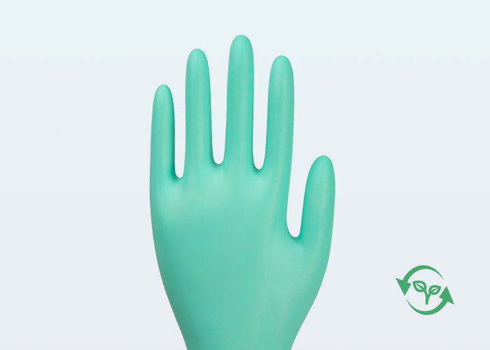 Biodegradable Nitrile Gloves 200ct | Green G05 | Medical Pet Care Lab Household Hair Auto DIY