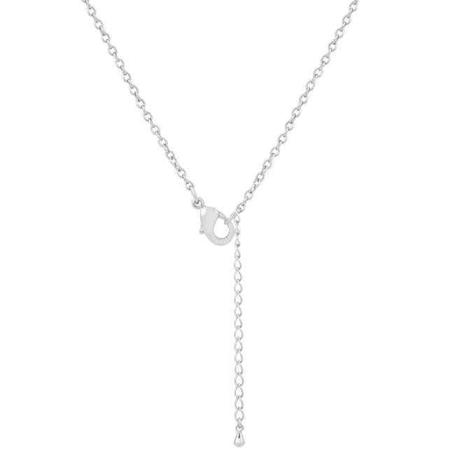 Clear Christmas Tree Drop Necklace-2
