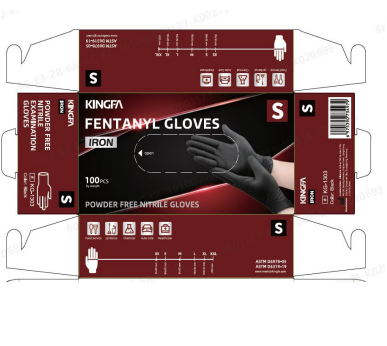 Disposable 5mil black nitrile gloves, powder-free, medical examination gloves for fentanyl protection. disposable gloves, powder-free gloves, nitrile gloves, exam gloves, medical gloves, protective gloves