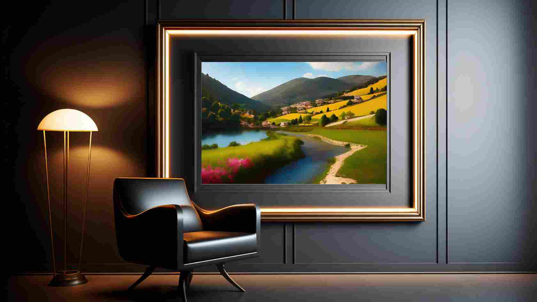 Serene Spanish Countryside: Vintage Digital Landscape Artwork 1790s Day Rolling Hills & Lakes Printable Wall Art | Instant Download PDF JPG