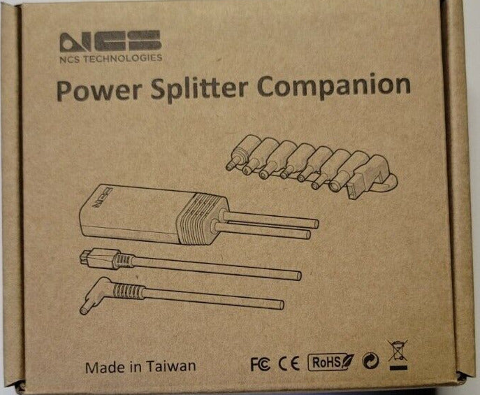 10 -  NCS Technologies NCS11290 Power Splitter Companion Laptop Multi Adapters
