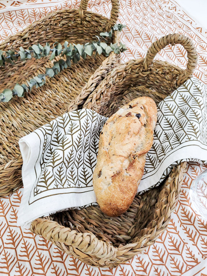 Savar Bread Basket with Natural Handle-3