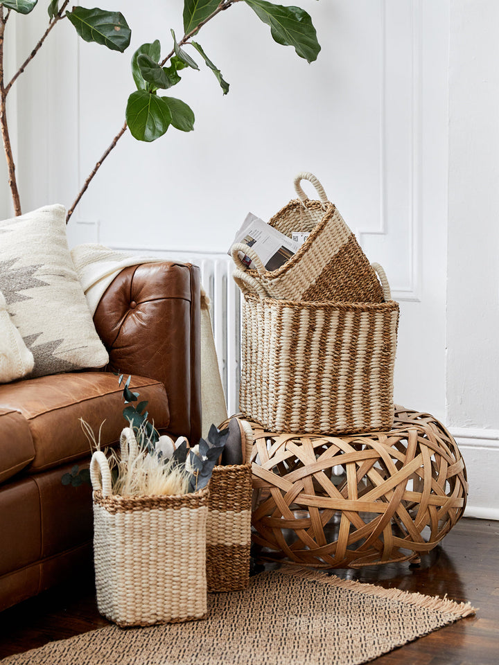 Ula Storage Basket Hand crafted Basket Eco Friendly-2