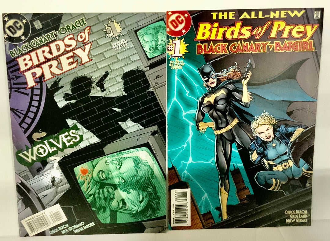 Birds of Prey: Batgirl #1 DC Comics 1998 & 1997 Black Canary Oracle Wolves