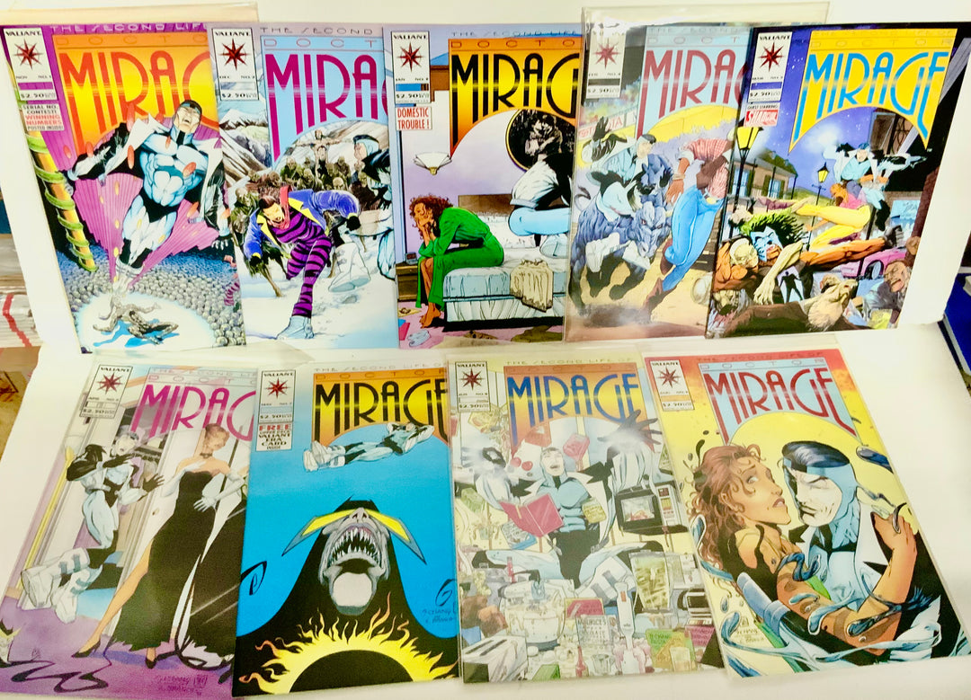 Second Life Of Dr. Mirage Valiant Rare Comic Book Lot 1-9
