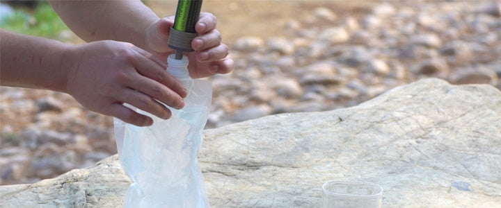Outdoor water filter Gravity Water Filter System for hiking,camping,survival and travel-15