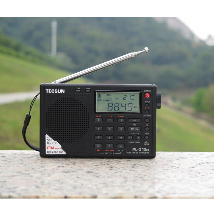 Full Band Radio Digital LED Display FM/AM/SW/LW Stereo Radio with Broadcasting Strength Signal-10