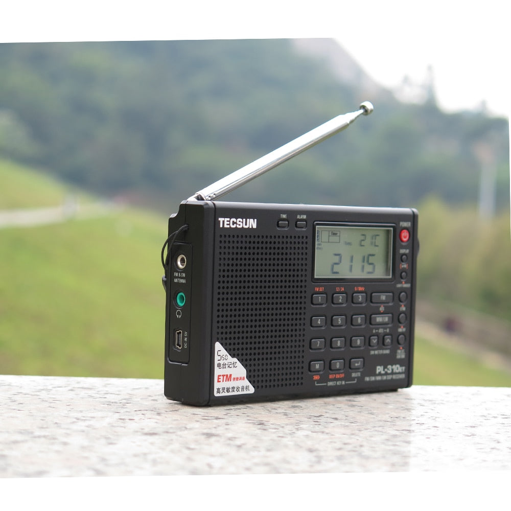 Full Band Radio Digital LED Display FM/AM/SW/LW Stereo Radio with Broadcasting Strength Signal-9