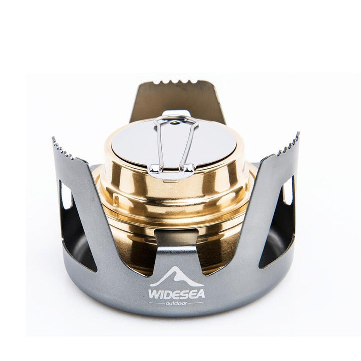 High Quality Outdoor Picnic Stove New Mini Ultra-light Spirit Combustor Alcohol Stove Camping Furnace Camping Portable Folding-2