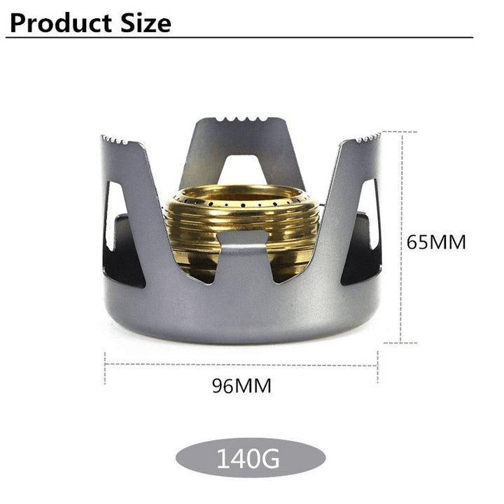 High Quality Outdoor Picnic Stove New Mini Ultra-light Spirit Combustor Alcohol Stove Camping Furnace Camping Portable Folding-7