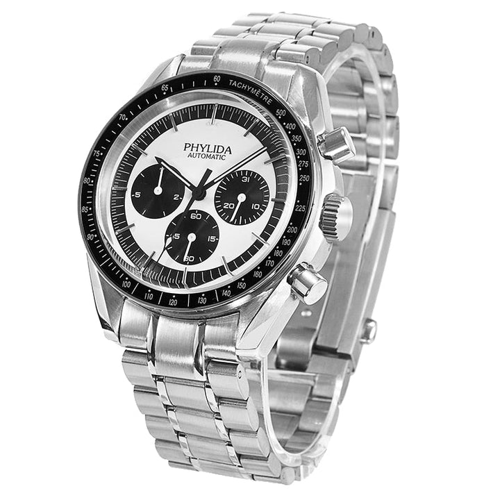 Arrival 40mm White Panda Dial Men's Watch Automatic Movement Day/Date mechanical watch-2