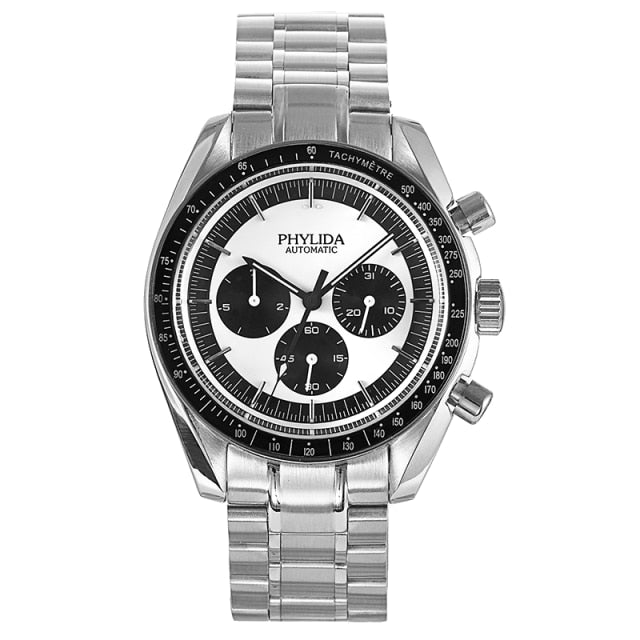 Arrival 40mm White Panda Dial Men's Watch Automatic Movement Day/Date mechanical watch-3