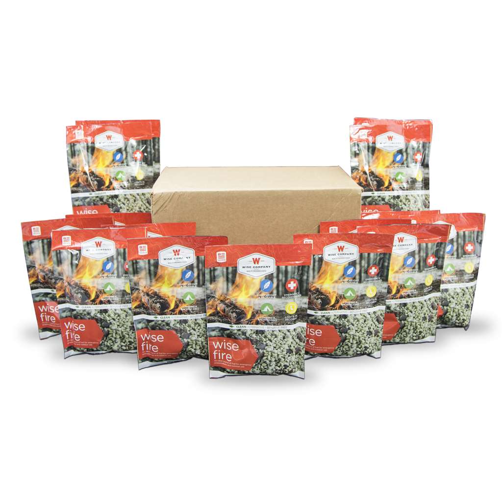 Boxed Individual Pouches - Wise Fire starter (Eco Green)