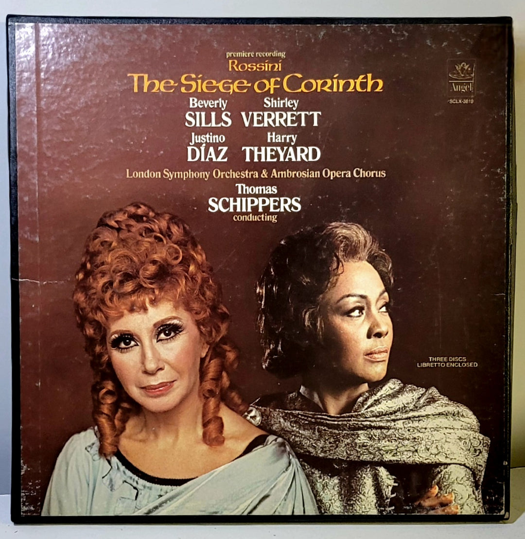 Rossini - Beverly Sills, Shirley Verrett, Justino Diaz, Harry Theyard, The London Symphony Orchestra & The Ambrosian Opera Chorus, Thomas Schippers ‎– The Siege Of Corinth