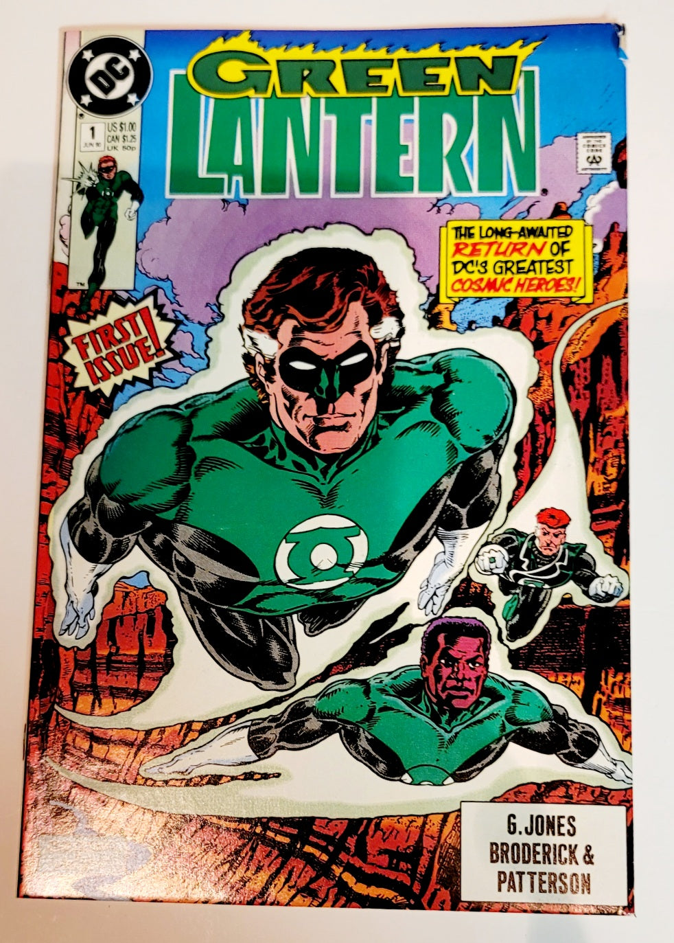 Green Lantern #1 Issue Down to Earth DC Comics