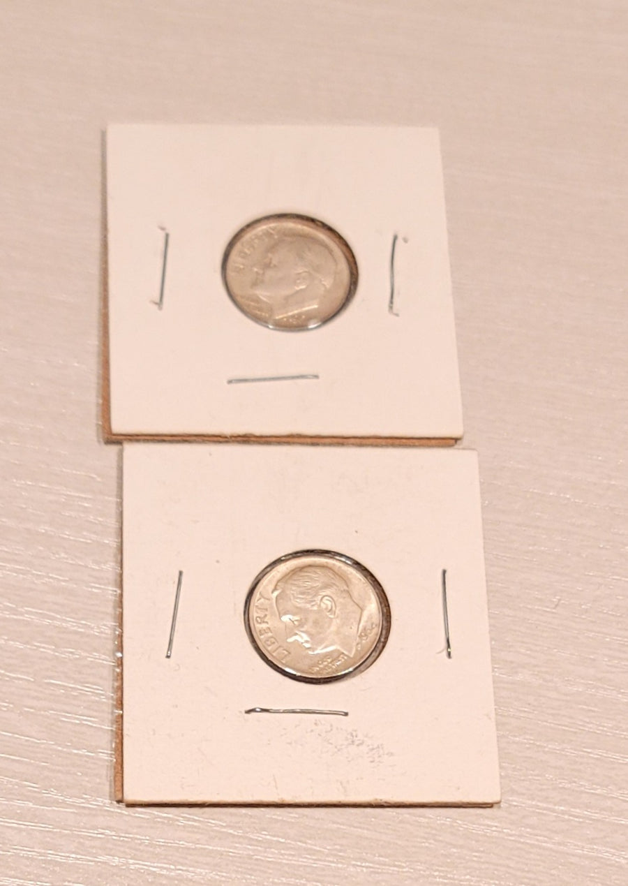 1964 Roosevelt Dime Near Mint Silver 90% 2 - Coins - Deal Changer
