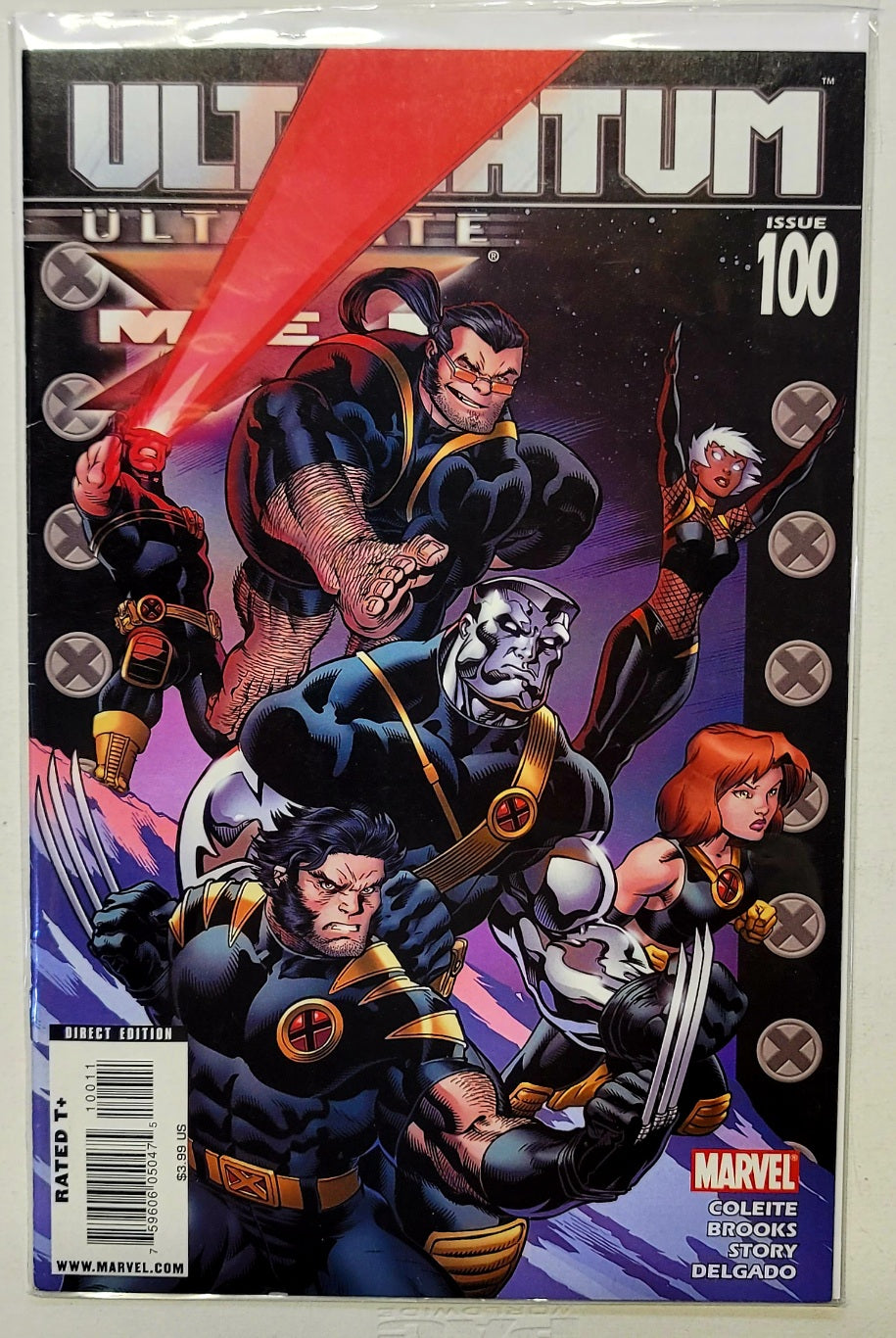 最后通牒终极 X 战警-#100 漫威漫画 + 直接版