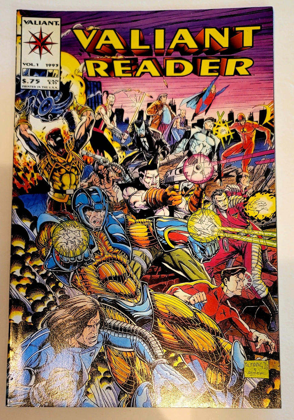 Valiant Reader #1 Comic Book Original 93'