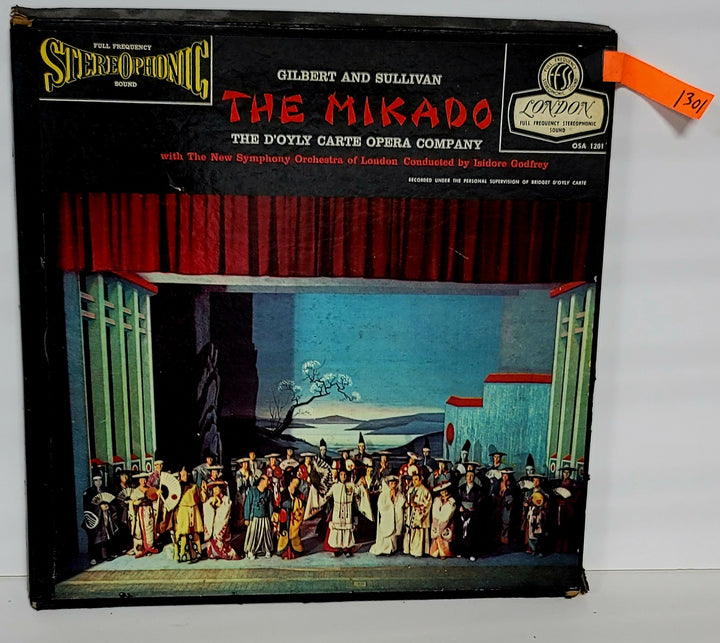 吉尔伯特和沙利文：D'Oyly Carte Opera Company，伦敦新交响乐团，Isidore Godfrey：The Mikado LP