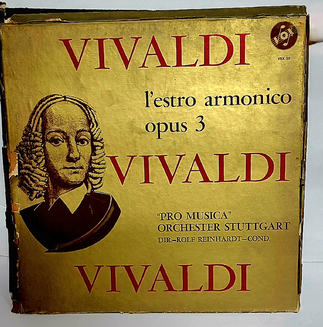 Vivaldi, "Pro Musica" Orchestra Stuttgart, Rolf Reinhardt ‎– L'Estro Armonico Opus 3
