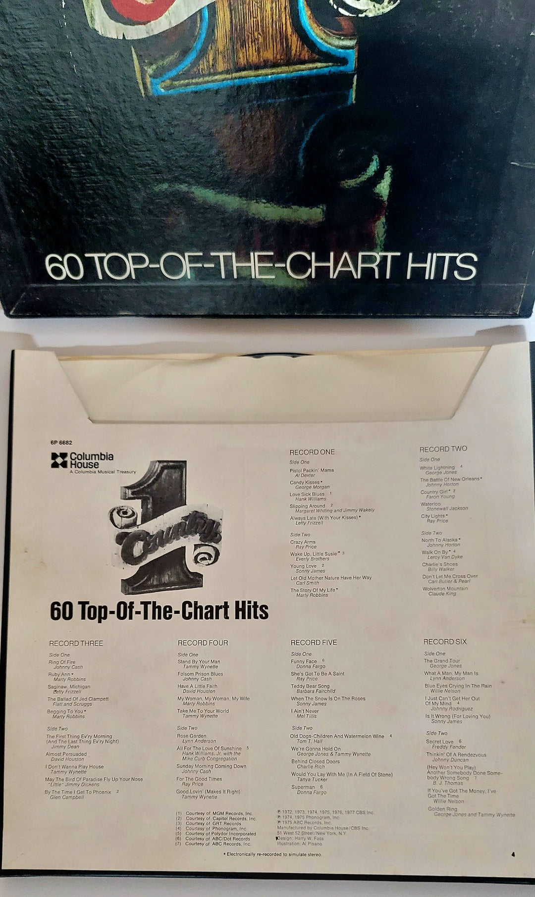 Various #1 Country 60 Top of the chart hits - LP