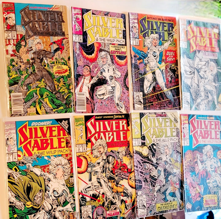 Colección de cómics Silver Sable - # 1-9 Marvel Infinity Crossover