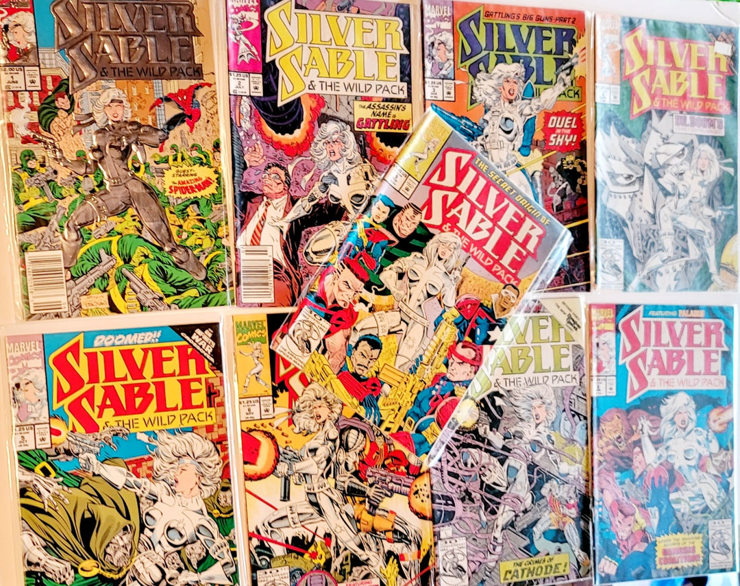 Silver Sable Comic Book Collection - # 1-9 Marvel Infinity Crossover