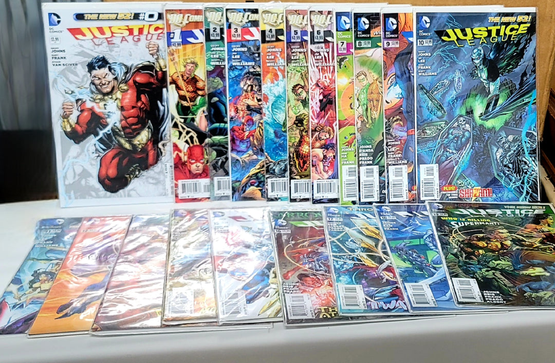 正义联盟新 52 #0-19 DC 漫画书批量/系列运行出色