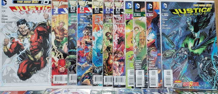 正义联盟新 52 #0-19 DC 漫画书批量/系列运行出色