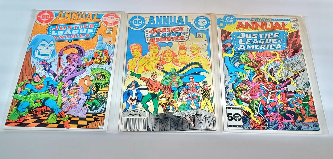 Justice League Issues 1, 2, 3 Vintage DC Comic Book