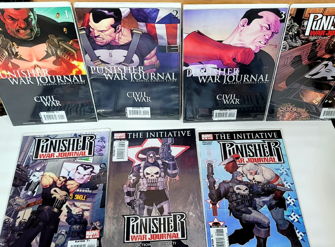 The Punisher War Journal: #1-8 Civil War Initiative Marvel