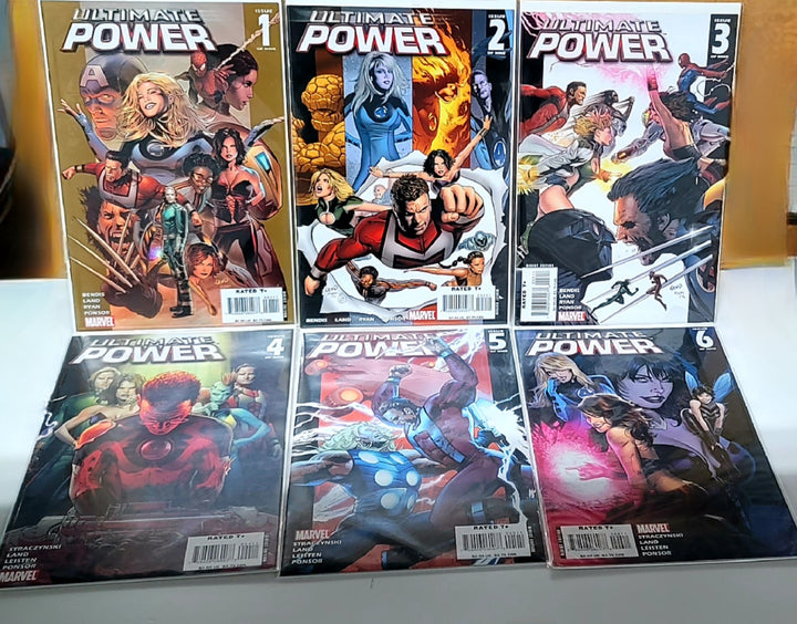 Ultimate Power #1-6 Wolverine Spiderman Captain America Fantastic Four ++