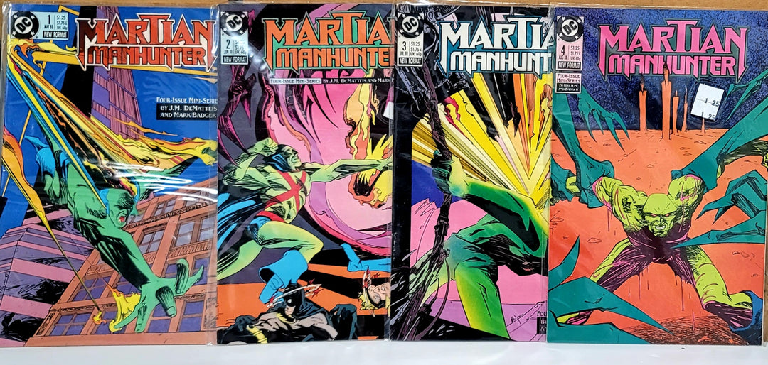 Martian Manhunter DC Comics Ediciones 1-4 Colección 1989 Original Genuino