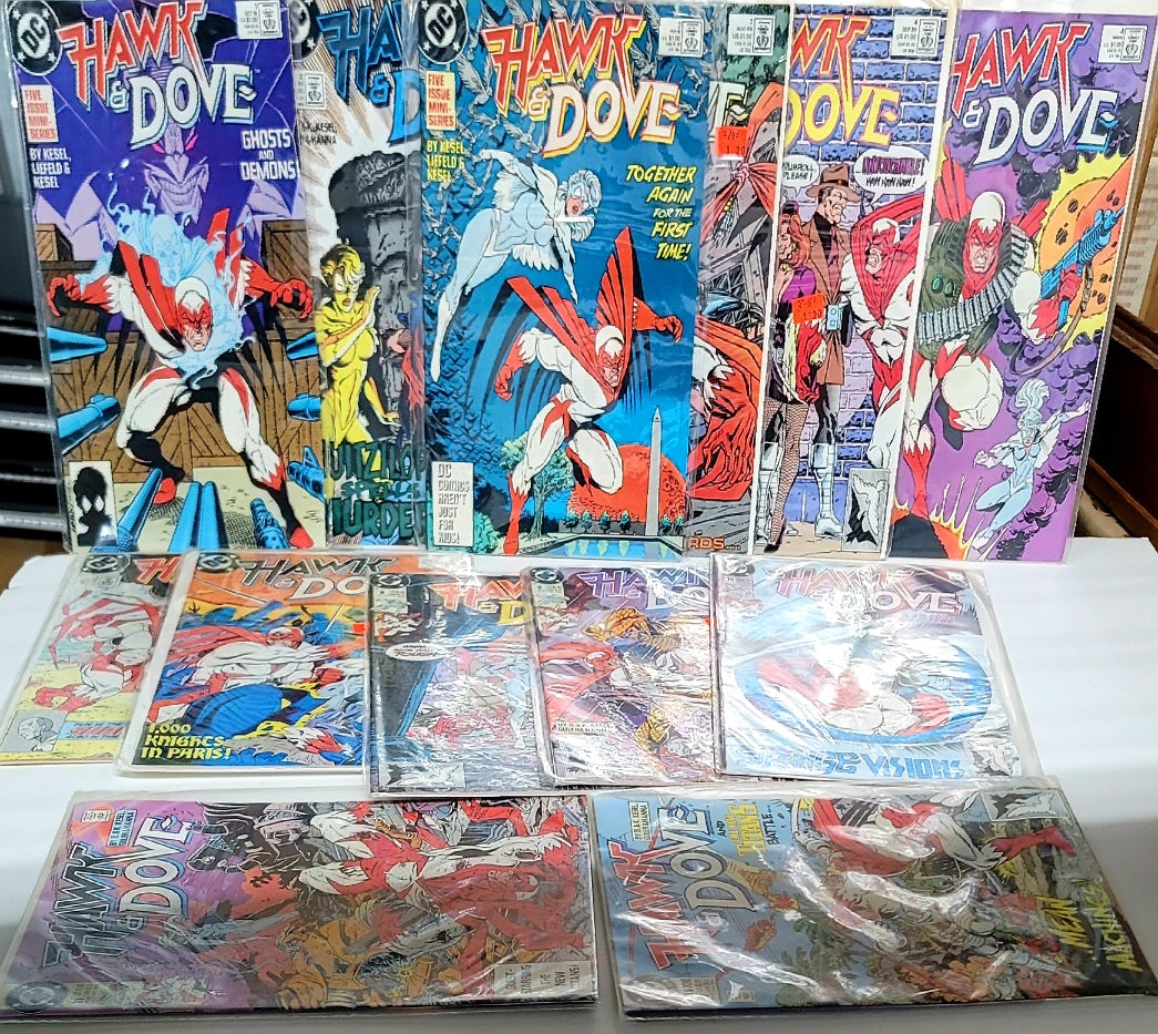 Hawk & Dove DC Comic Book Collection 1-12