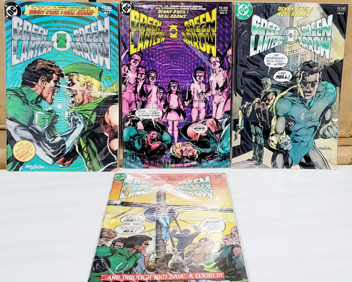 DC Comics Green Lantern Green Arrow 4 Issues: 1, 4, 6, 7