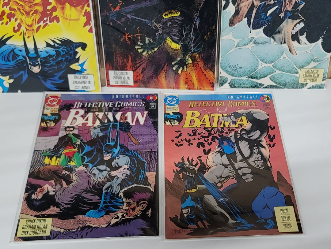 Knightfall Batman Detective comics DC Universe Comic Book 661-665