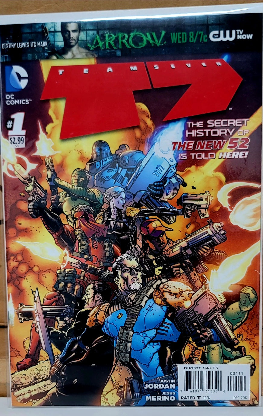Equipo Siete T7 DC Comics #1 Número Nuevo 52