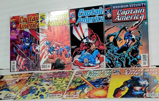 Captain America 15 Issues: Marvel Comic Book Collection - # 26-40