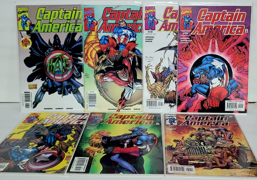 Captain America 15 Issues: Marvel Comic Book Collection - # 26-40