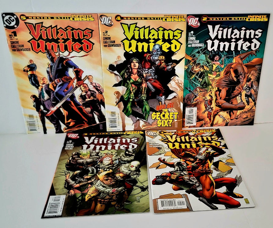 Villains United 1-5 Detective Comics DC Universe Comic Book Collection