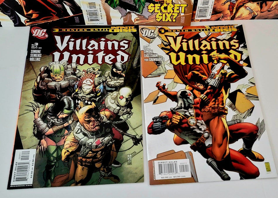 Villains United 1-5 Detective Comics DC Universe Comic Book Collection