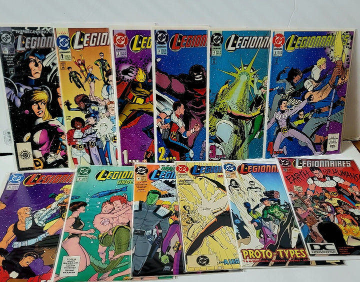 Legionnaires Volume 1 DC Comic Book Collection # 0, 1 - 10 +12