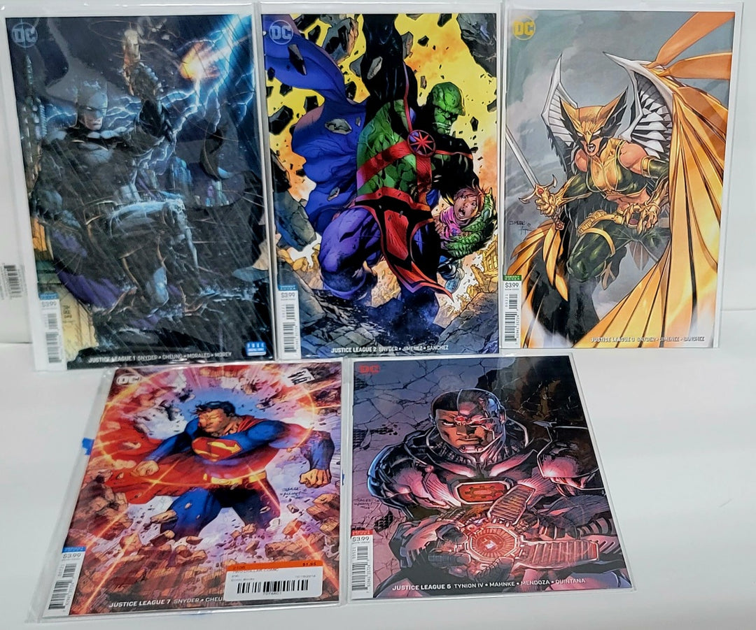 Justice League #1-3, 5, 7: Snyder Jim Lee DC Comics