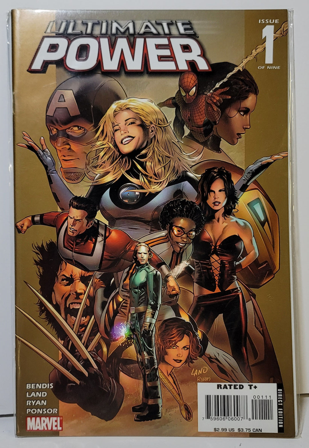 Ultimate Power Número n.° 1 Edición directa de Marvel Comics