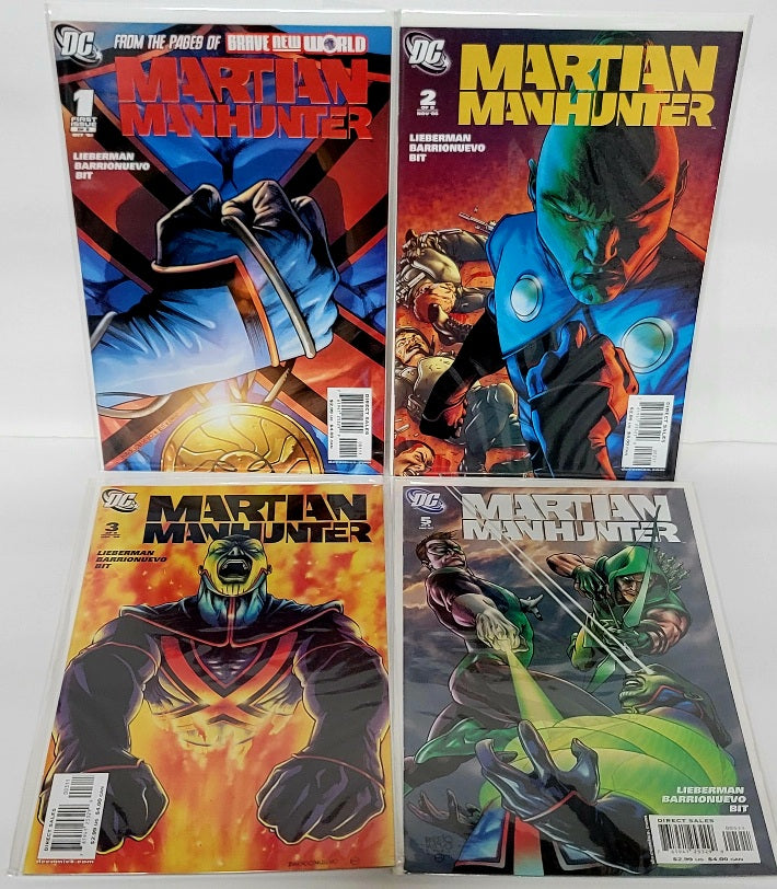 Martian Manhunter: #1, 2, 3 & 5 Volume 3 DC Comics
